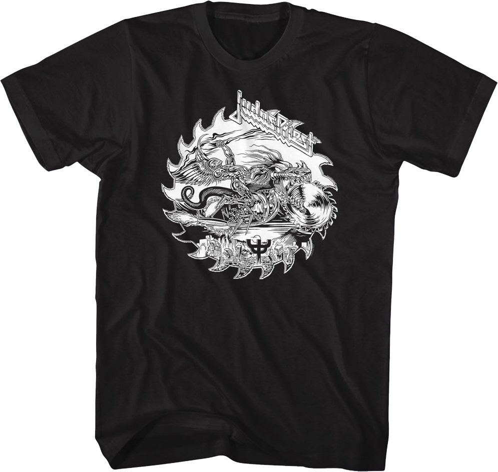 Painkiller Saw Sketch Judas Priest T-Shirt product image 1