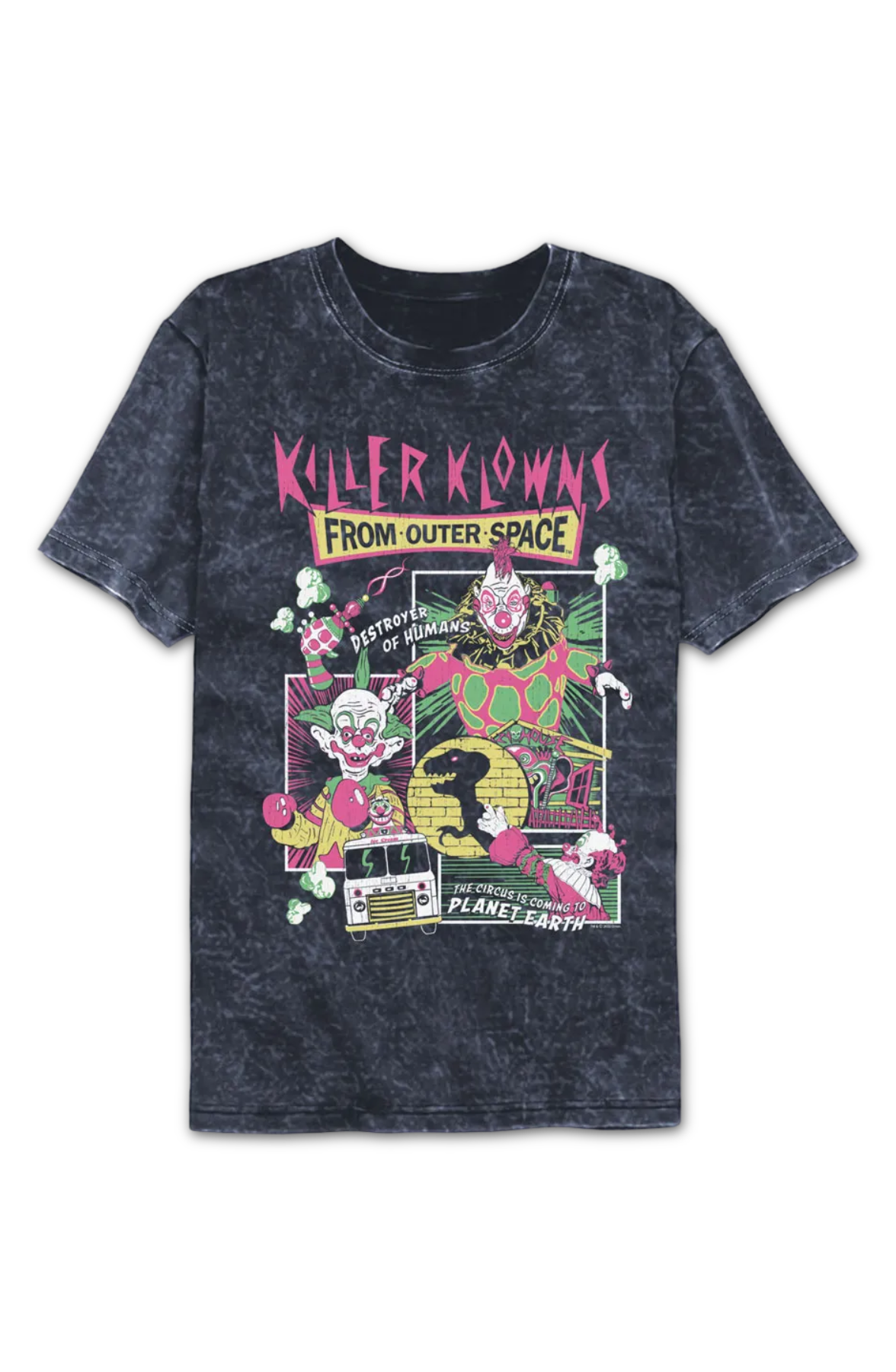 Panel Collage Killer Klowns From Outer Space Mineral Wash product image 2