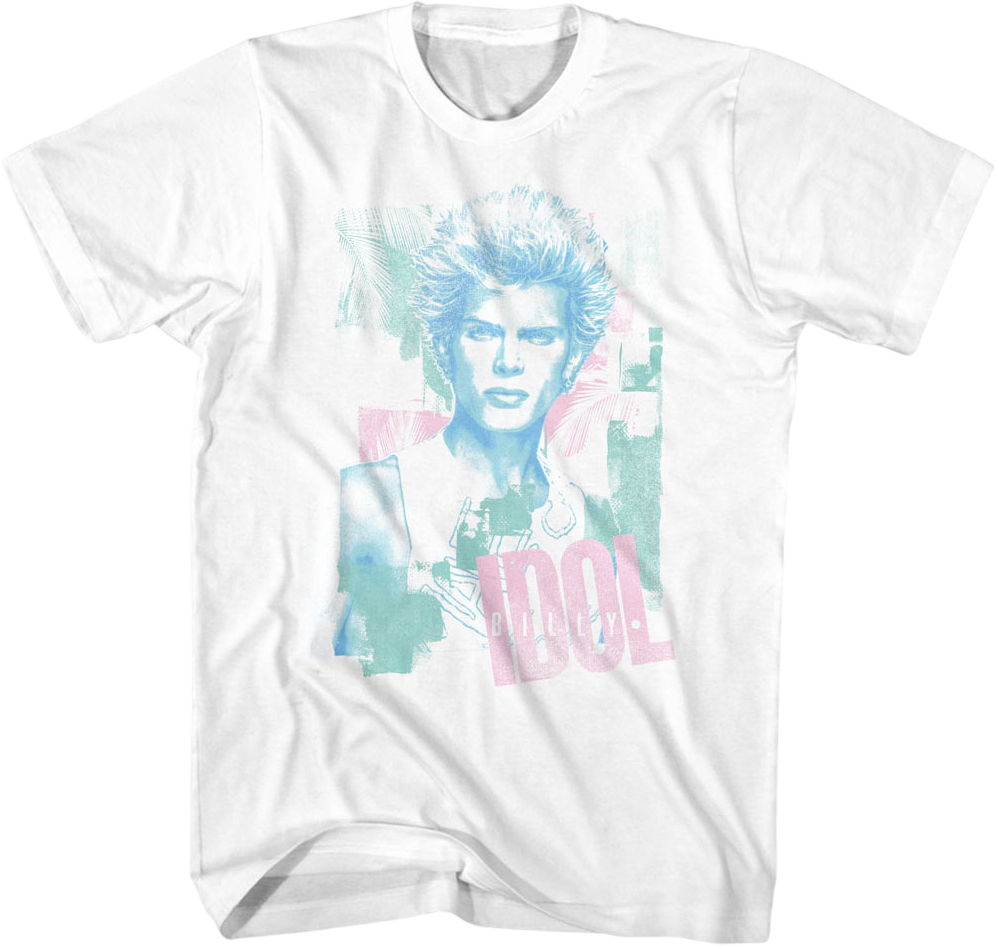 Pastel Portrait Billy Idol T-Shirt product image 1