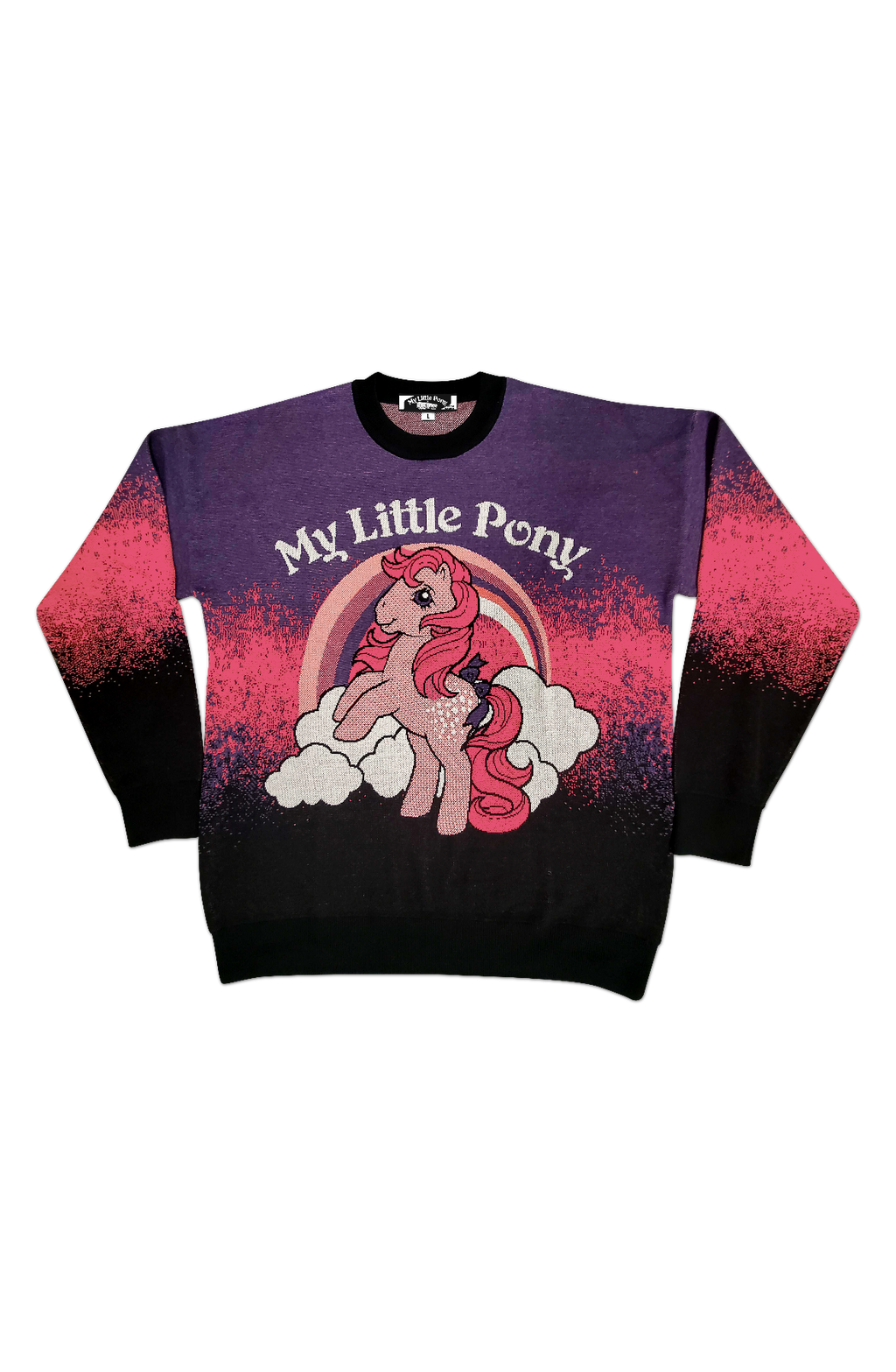 Peachy Rainbow My Little Pony Knitted Sweater