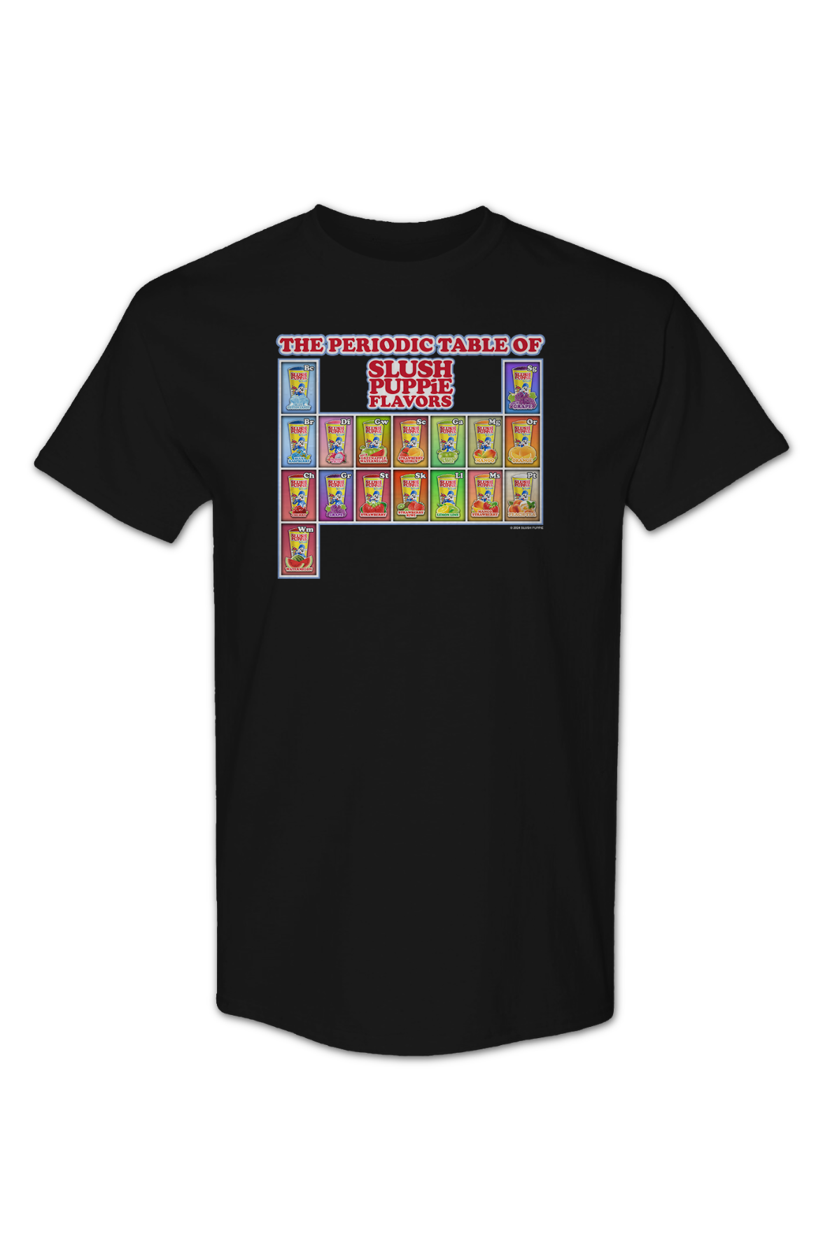 Periodic Table Slush Puppie T-Shirt product image 2