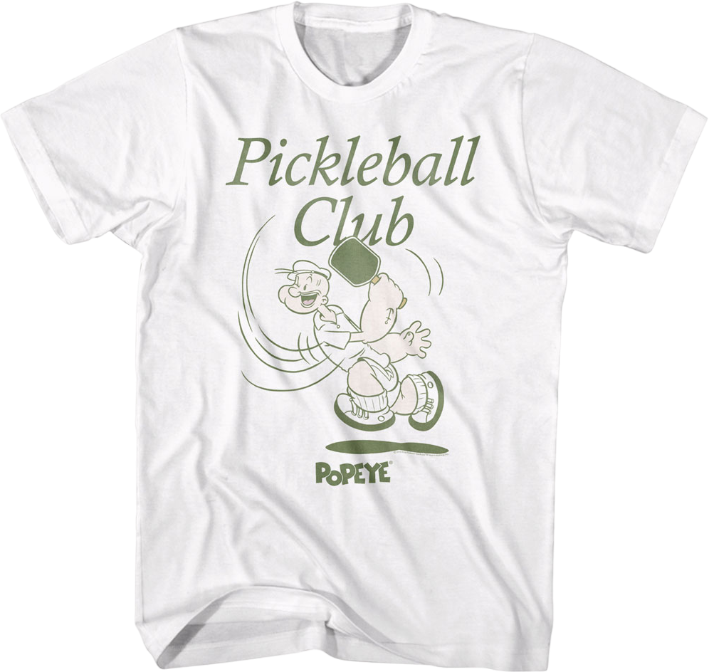 Pickleball Club Popeye T-Shirt product image 1