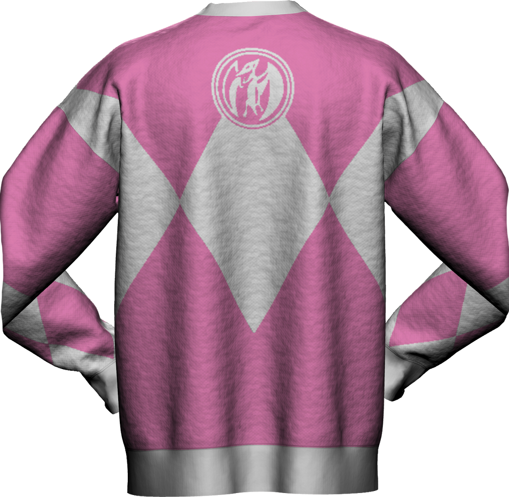 Pink Ranger Mighty Morphin Power Rangers Knitted Sweater