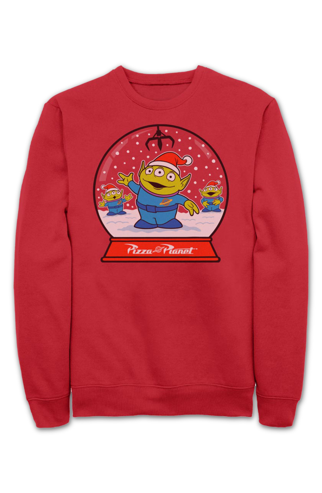 Pizza Planet Snow Globe Toy Story Sweatshirt product image 2