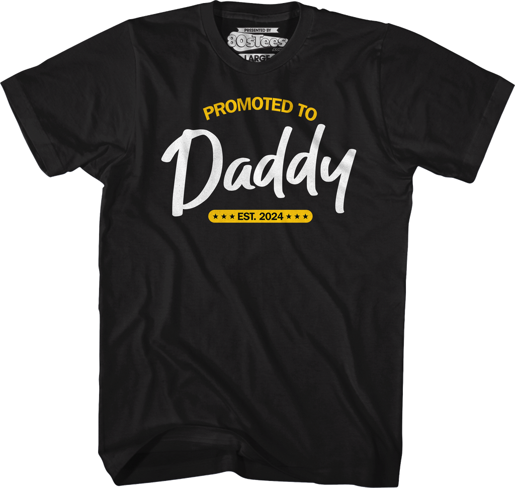 Promoted To Daddy Est. 2024 T-Shirt product image 1