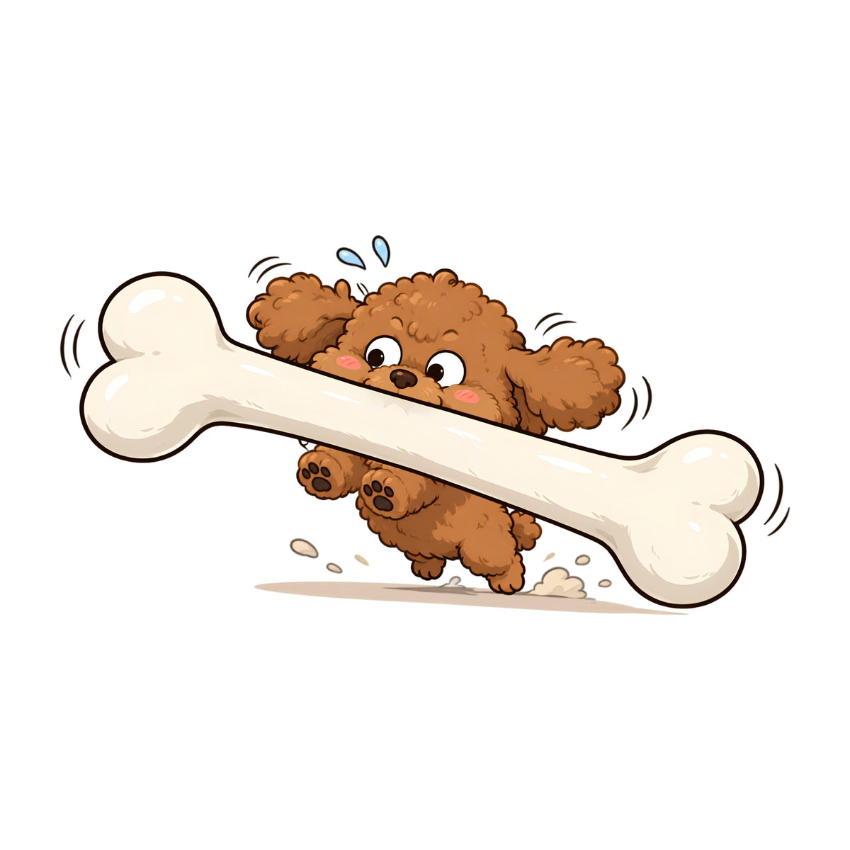 Puppy With Giant Bone product image 3