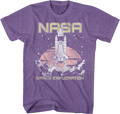 Purple Space Exploration NASA T-Shirt product image 1