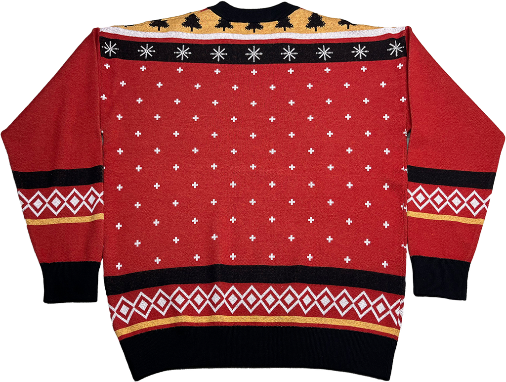 Rad Christmas Vibes Knitted Christmas Sweater