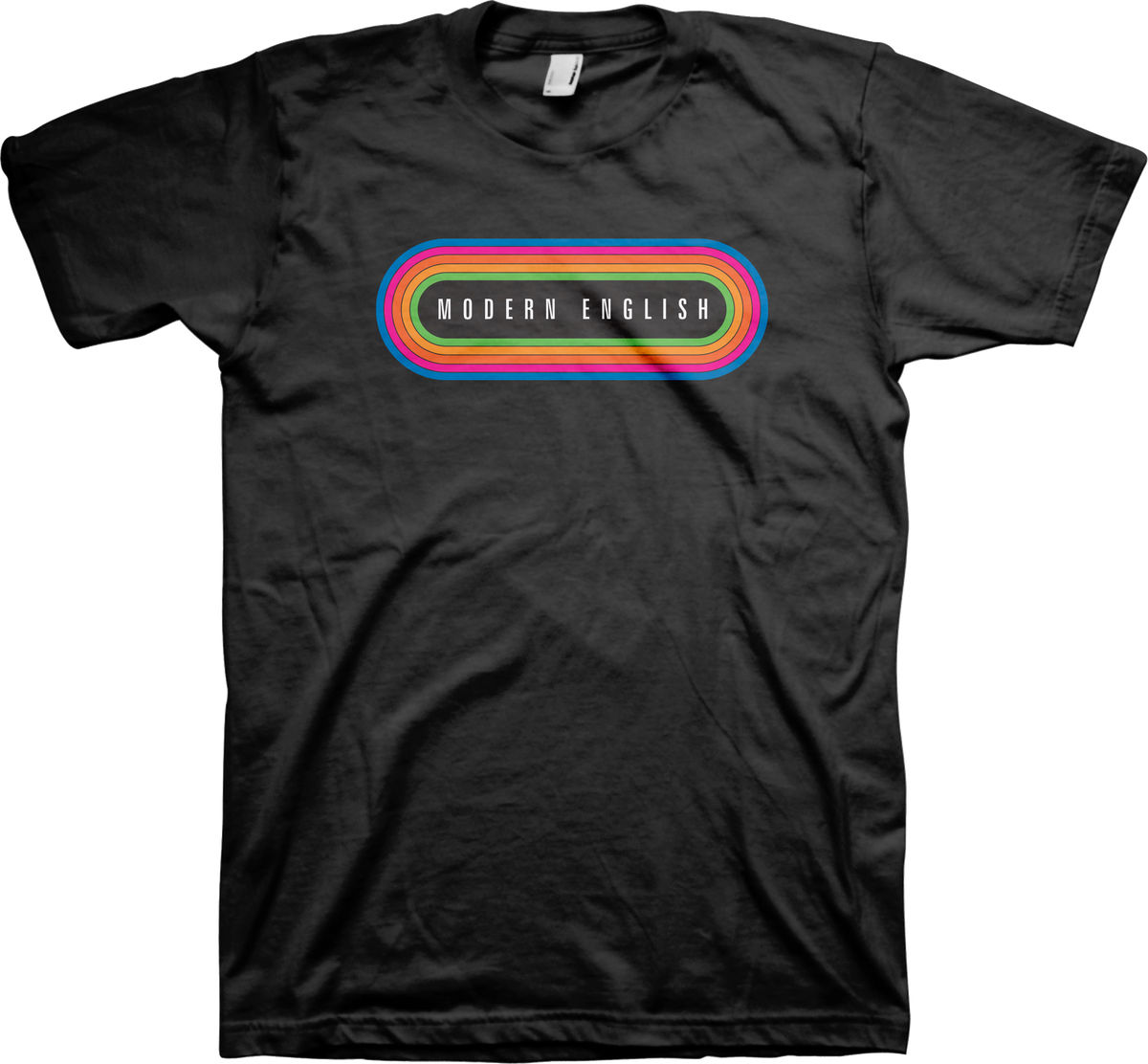 Rainbow Logo Modern English T-Shirt product image 1
