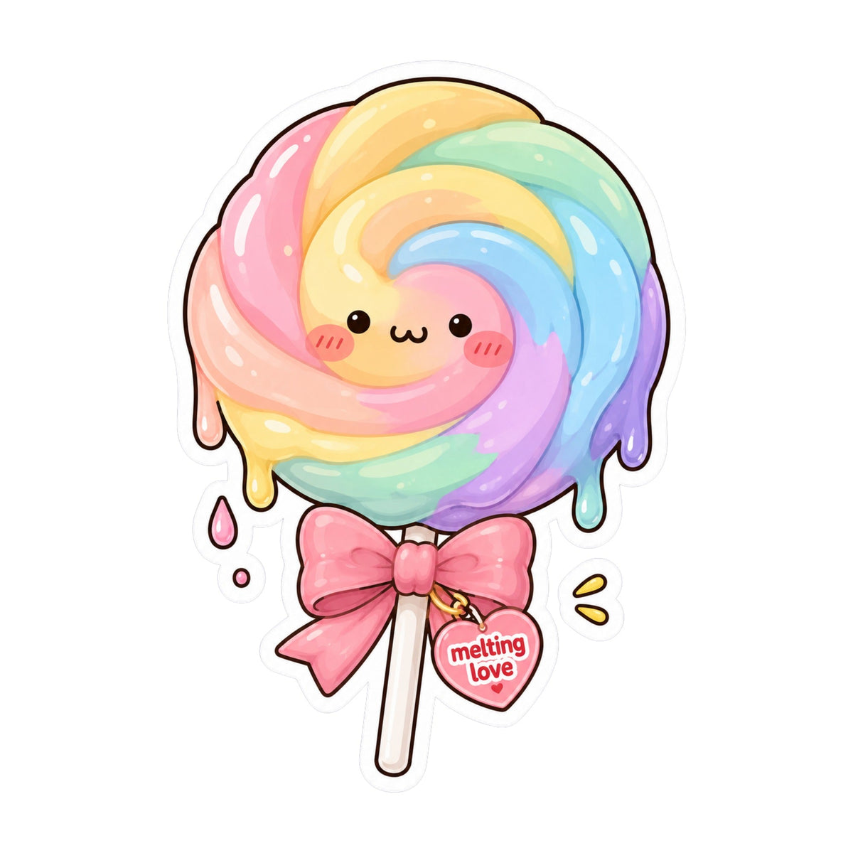Rainbow Lollipop Love