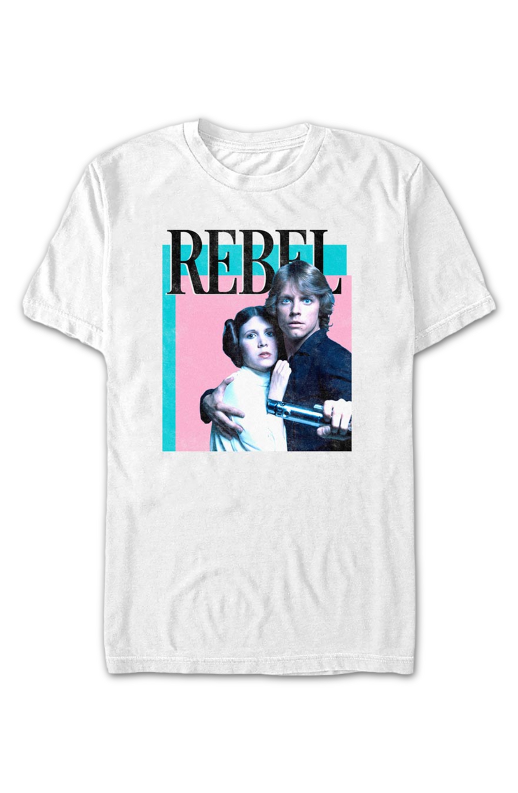 Rebel Princess Leia Luke Skywalker Star Wars T-Shirt product image 2