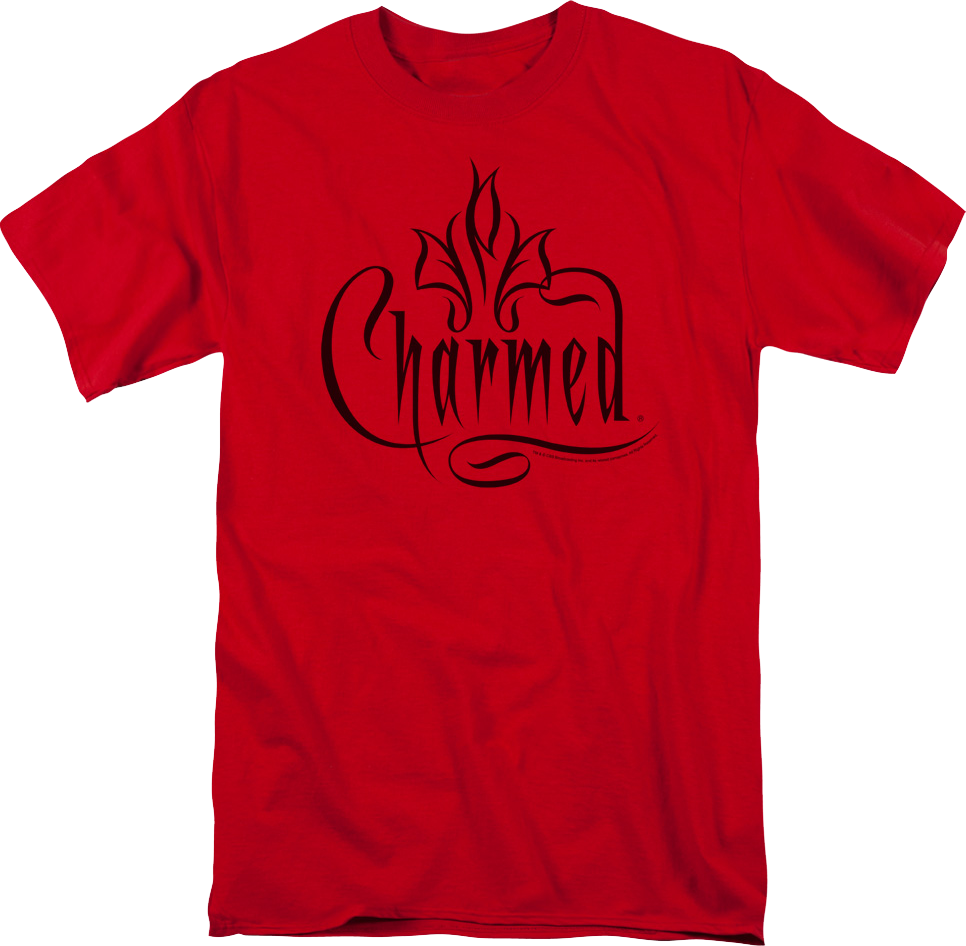 Red Logo Charmed T-Shirt product image 1