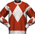 Red Ranger Mighty Morphin Power Rangers Knitted Sweater