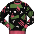 Retro 80s Shapes Knitted Sweater