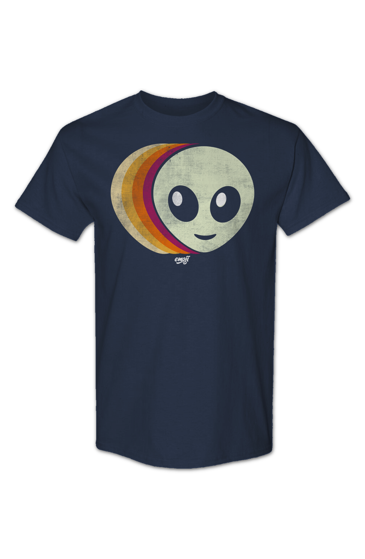Retro Alien Face Emoji T-Shirt product image 2