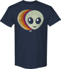 Retro Alien Face Emoji T-Shirt product image 1