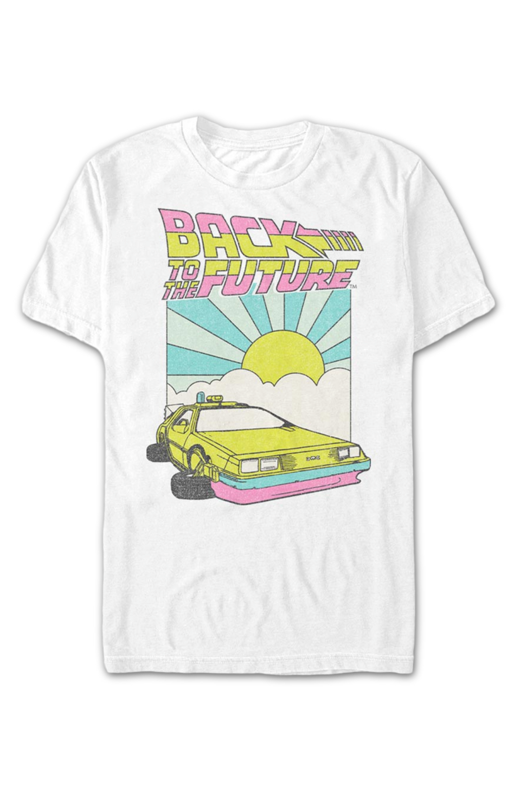Retro DeLorean Sunshine Back To The Future T-Shirt product image 2