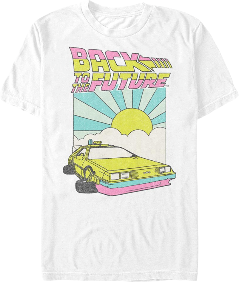 Retro DeLorean Sunshine Back To The Future T-Shirt product image 1