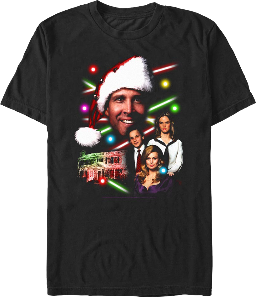 Retro Griswold Family Portrait Christmas Vacation T-Shirt product image 1