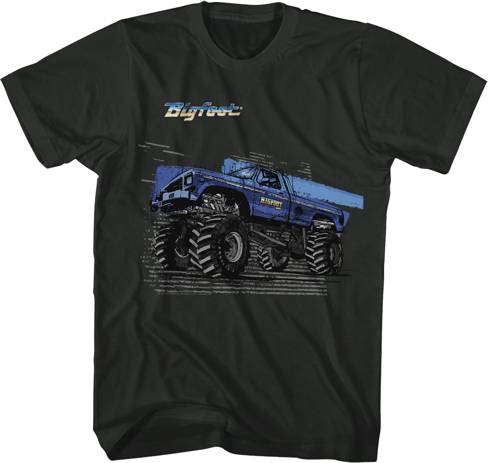 Retro Monster Truck Bigfoot T-Shirt product image 1