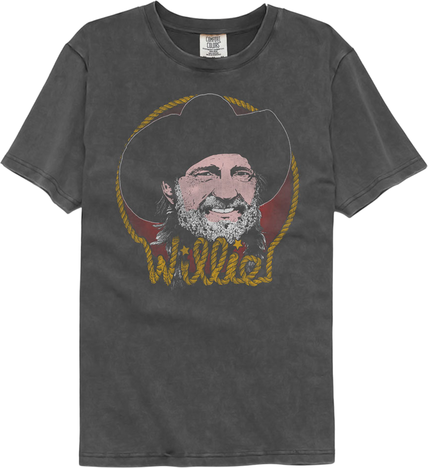 Rope Name Willie Nelson Comfort Colors Brand T-Shirt product image 1