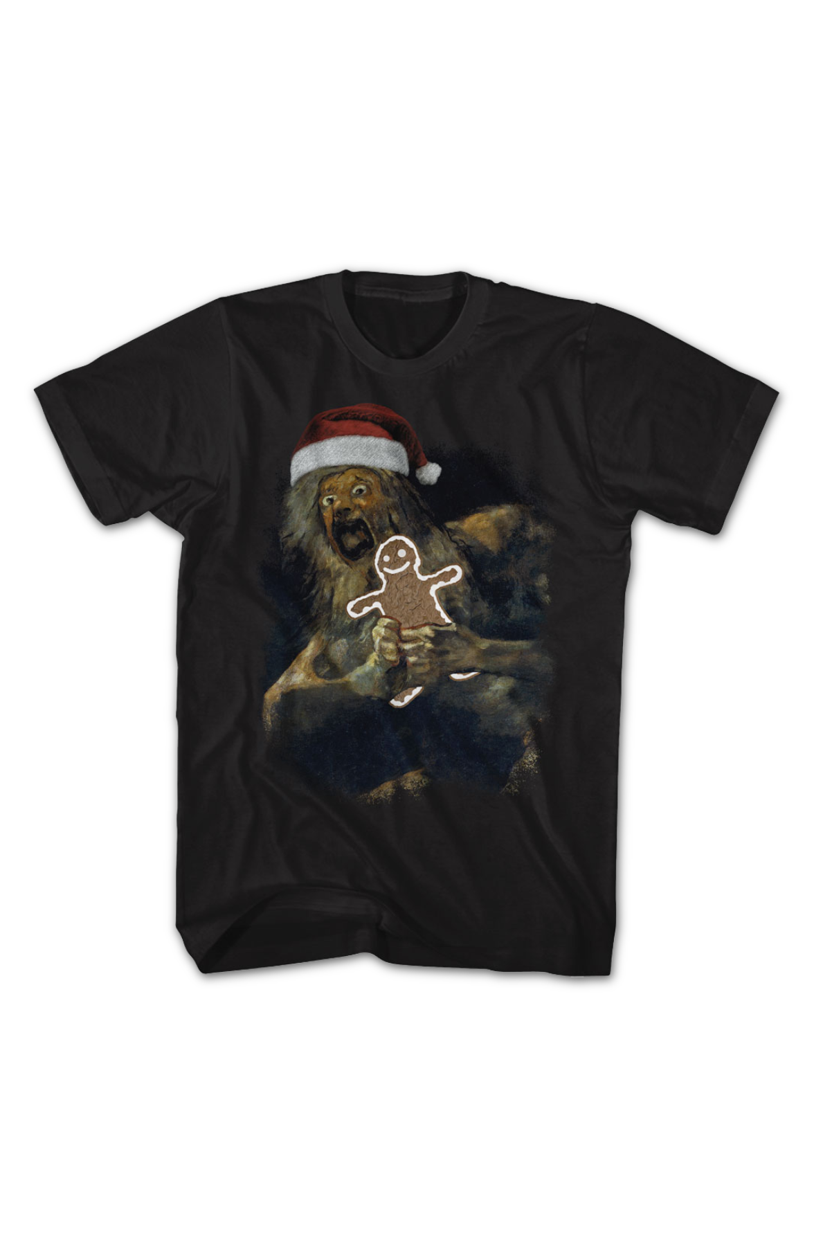 Saturn Devouring His Gingerbread Man Art Gallery T-Shirt product image 2