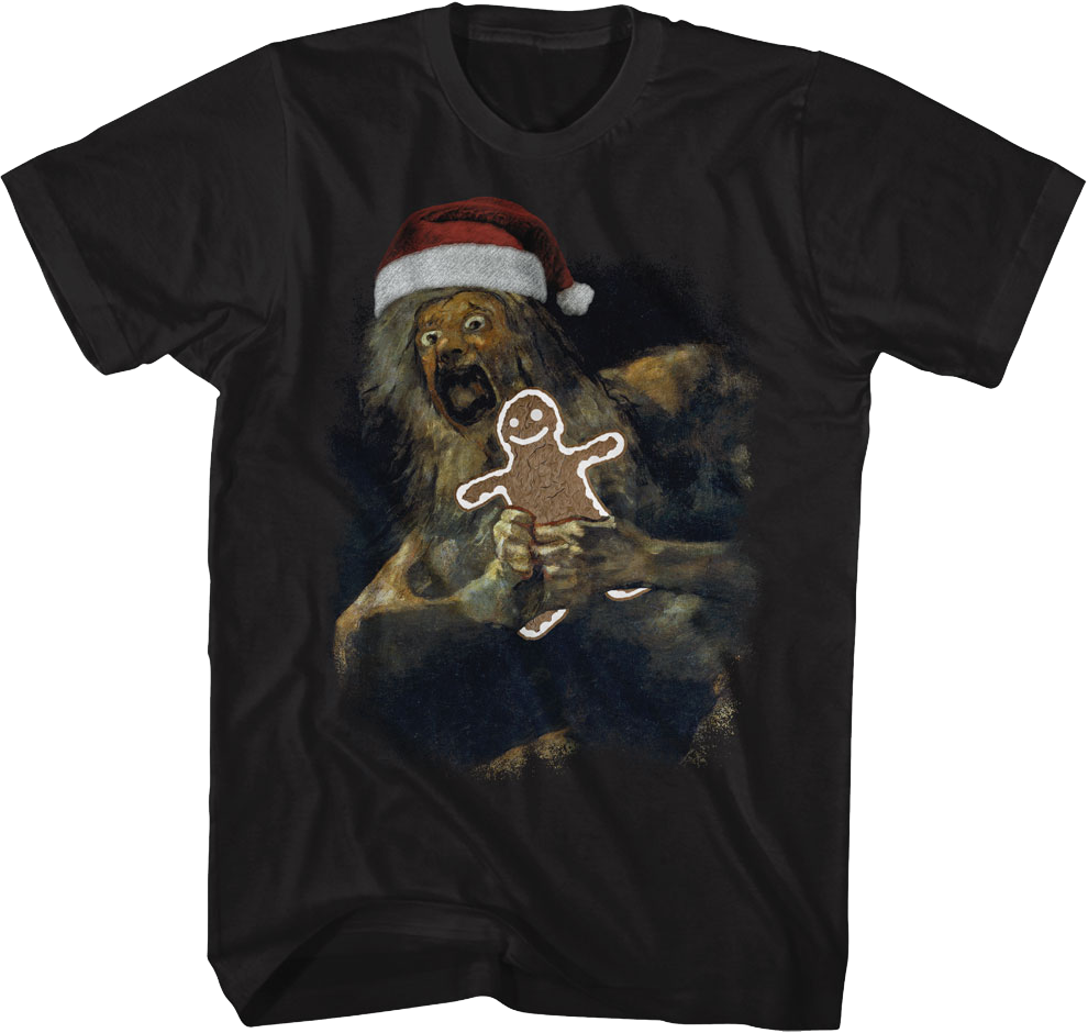 Saturn Devouring His Gingerbread Man Art Gallery T-Shirt product image 1
