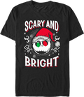 Scary And Bright Nightmare Before Christmas T-Shirt product image 1