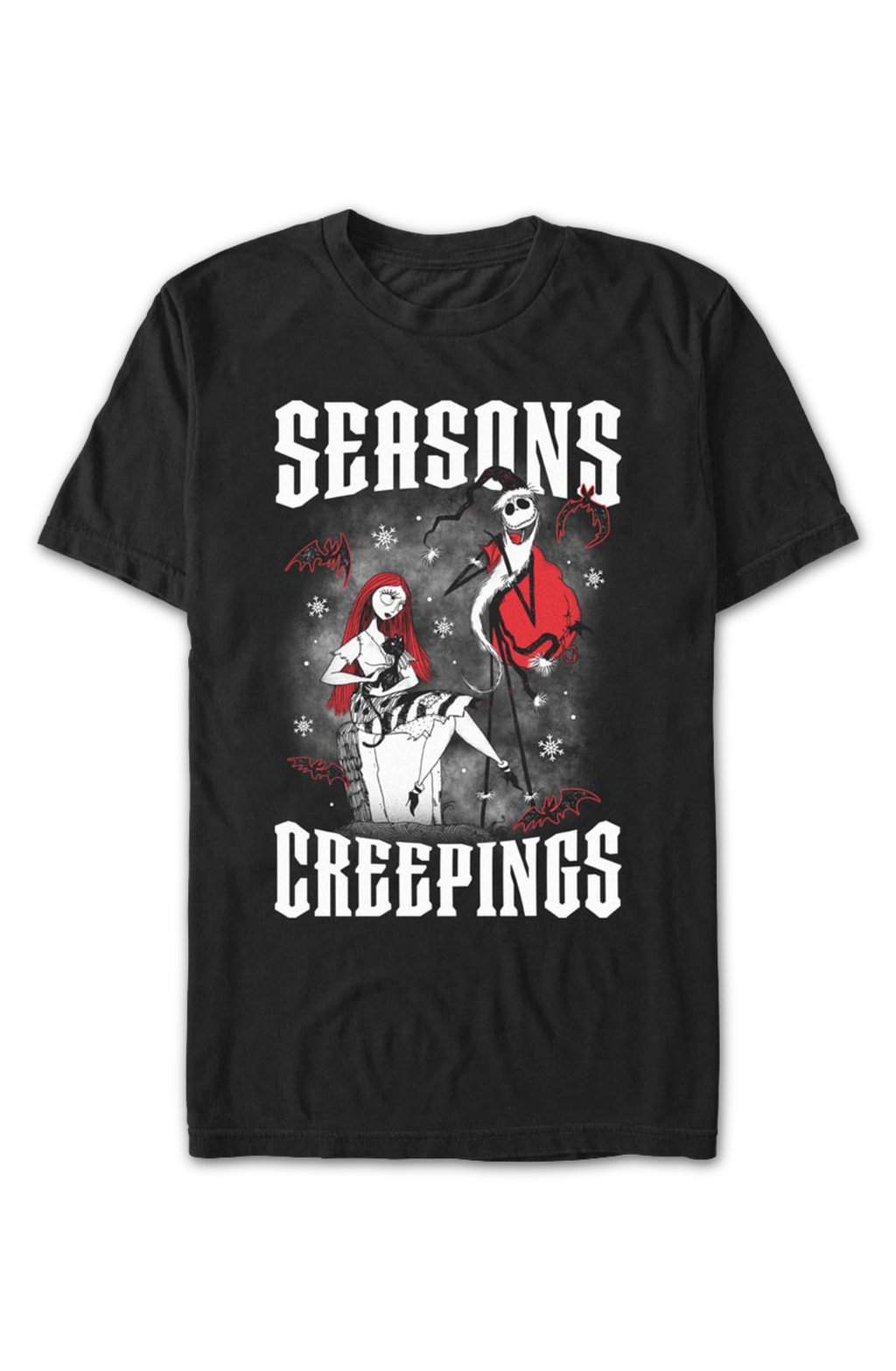 Seasons Creepings Nightmare Before Christmas T-Shirt product image 2