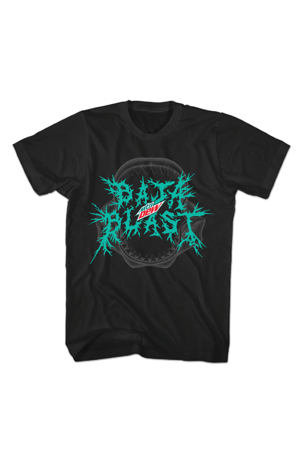 Shark Attack Baja Blast Mountain Dew T-Shirt product image 2