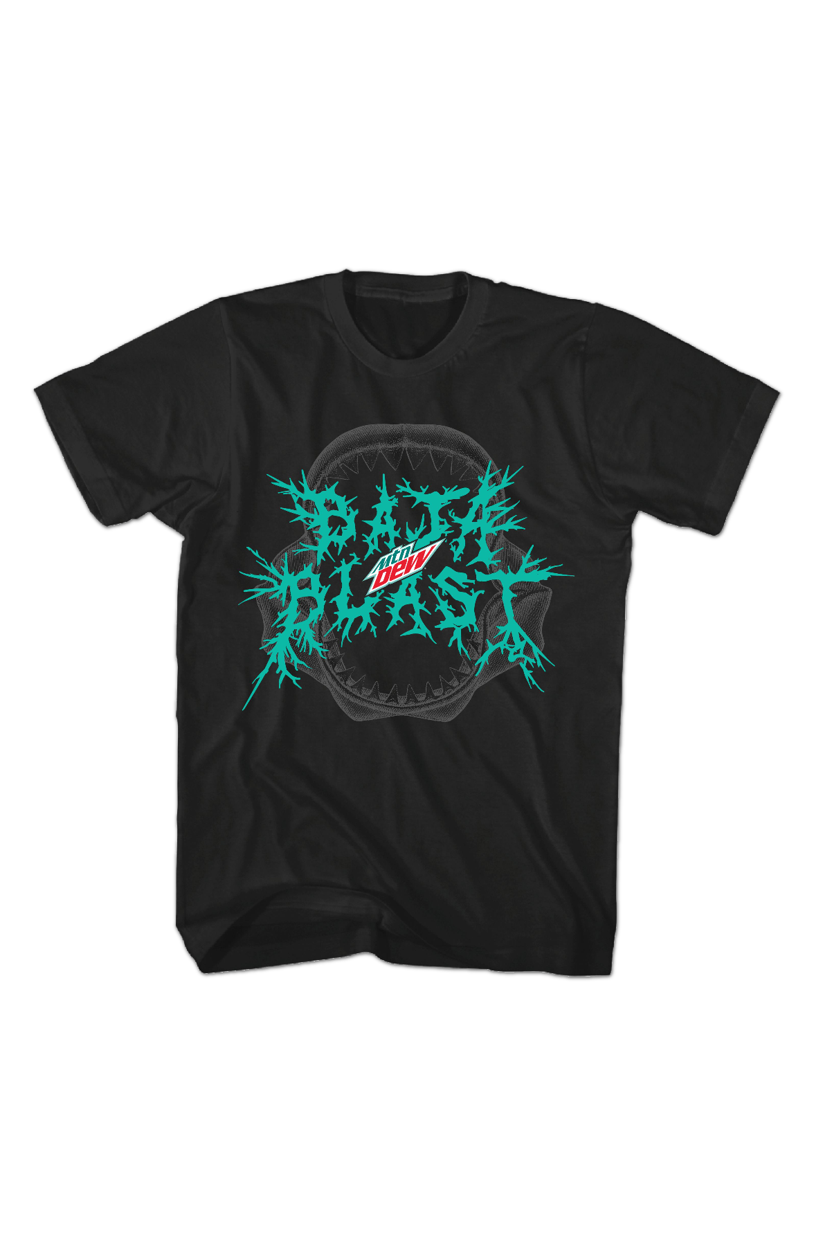 Shark Attack Baja Blast Mountain Dew T-Shirt product image 2
