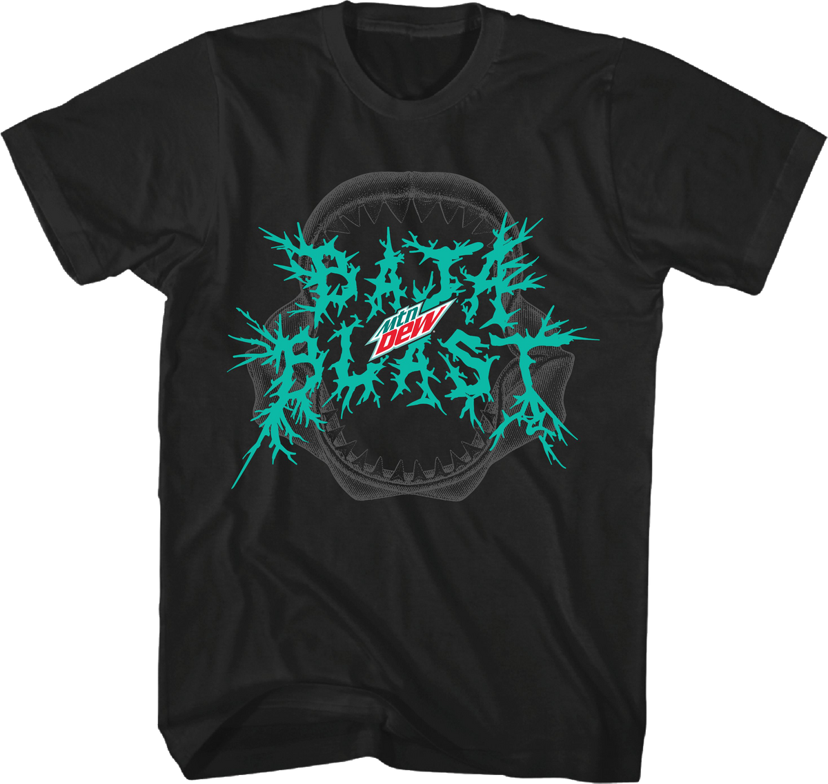 Shark Attack Baja Blast Mountain Dew T-Shirt product image 1