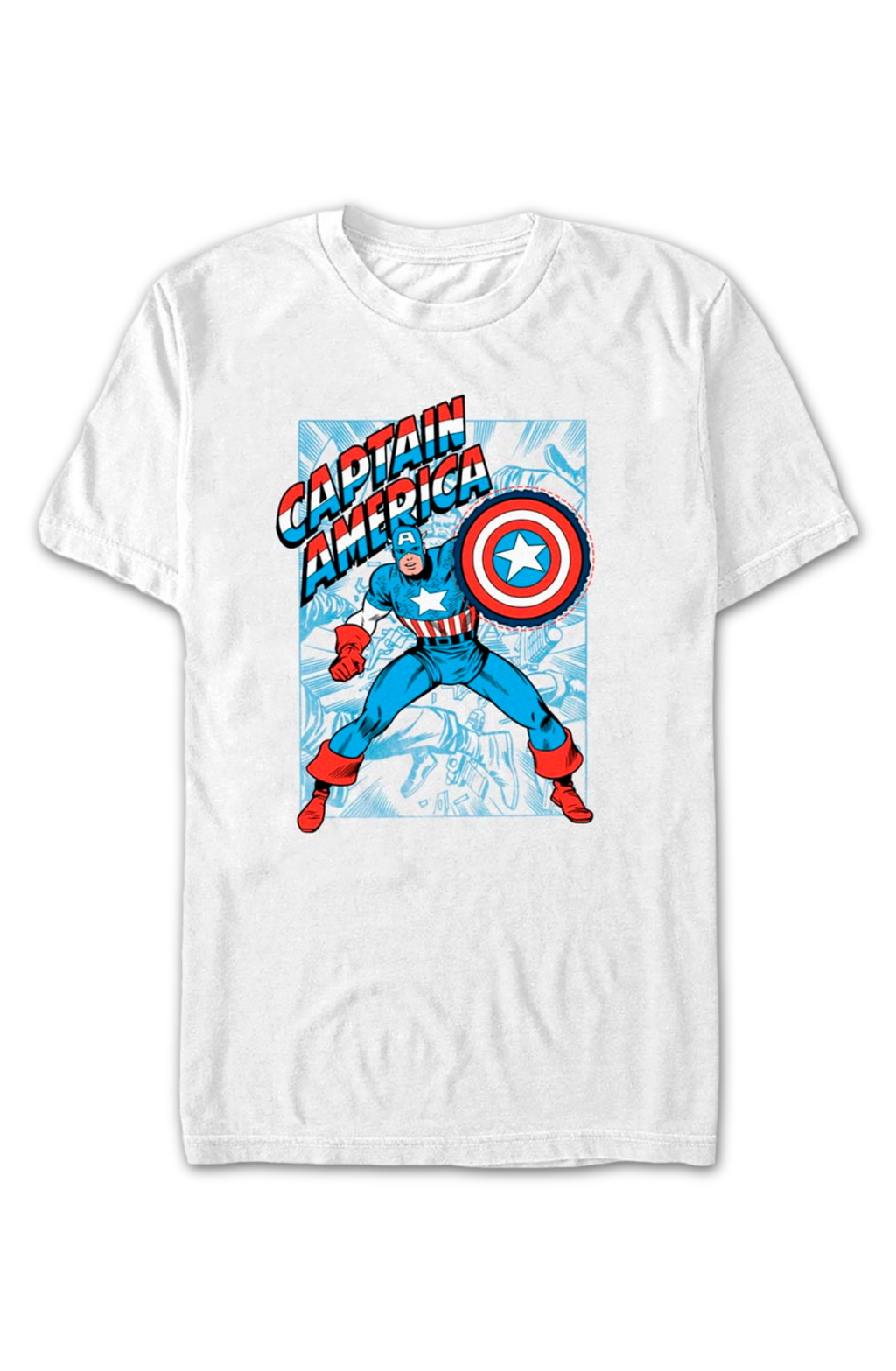 Shielded Captain America Marvel Comics T-Shirt product image 2