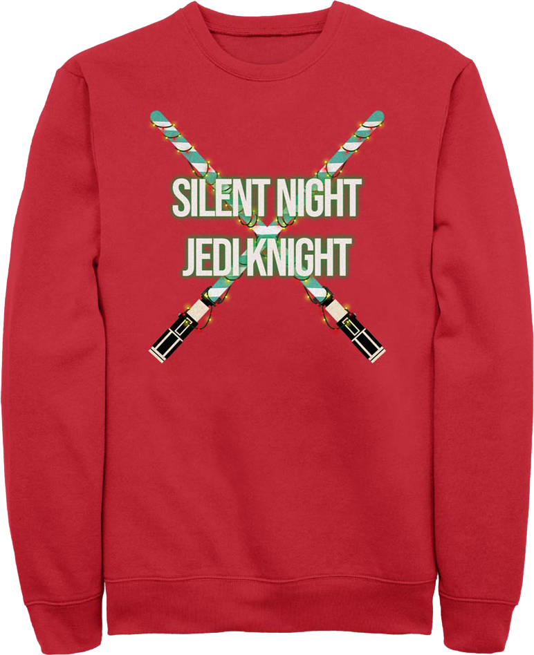 Silent Night Jedi Knight Star Wars Sweatshirt product image 1