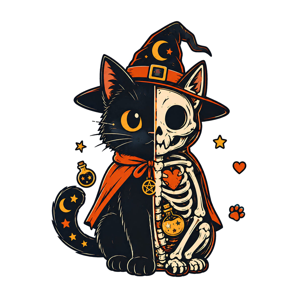 Skeletal Witch Cat product image 3