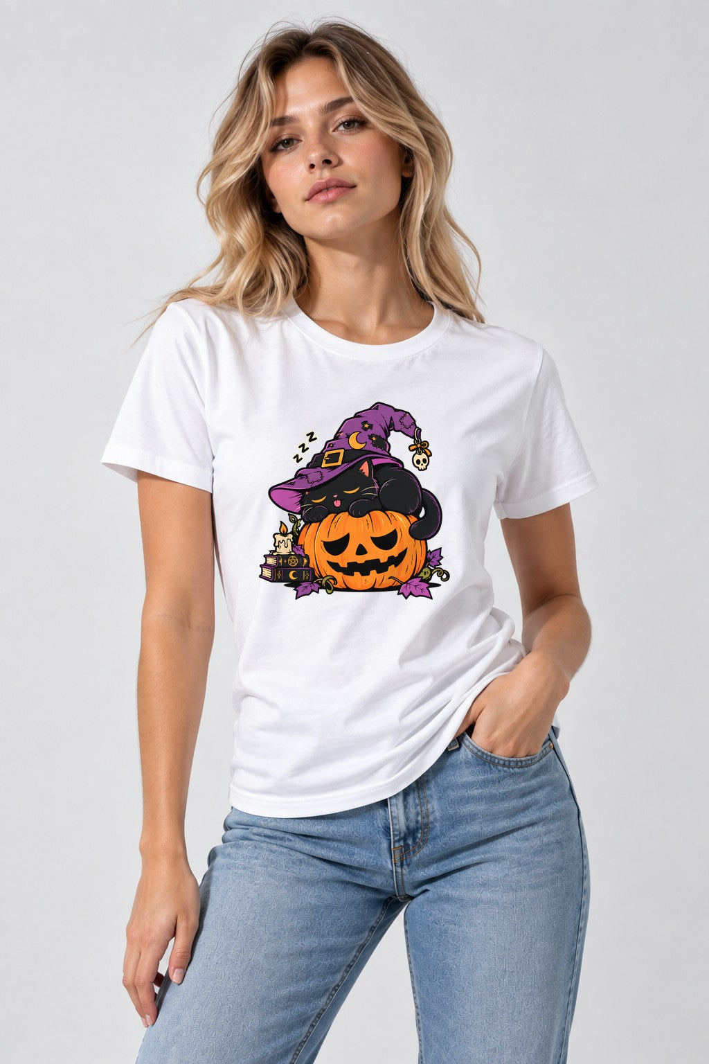 Sleepy Witch Cat product image 1