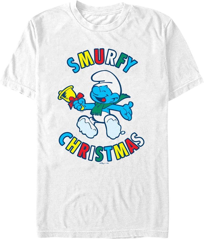 Smurfy Christmas Smurfs T-Shirt product image 1