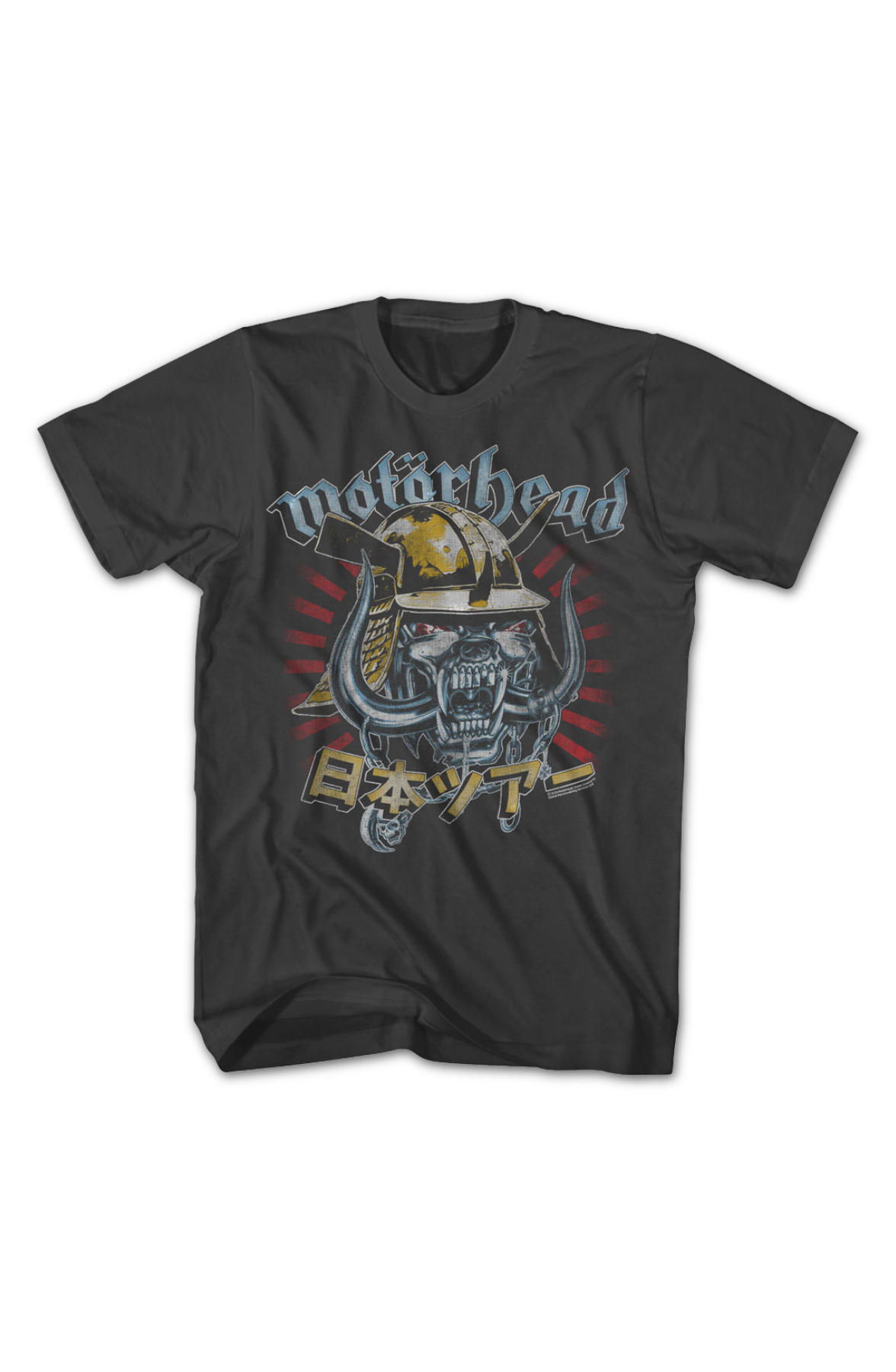 Snaggletooth Samurai Kabuto Helmet Motorhead T-Shirt product image 2