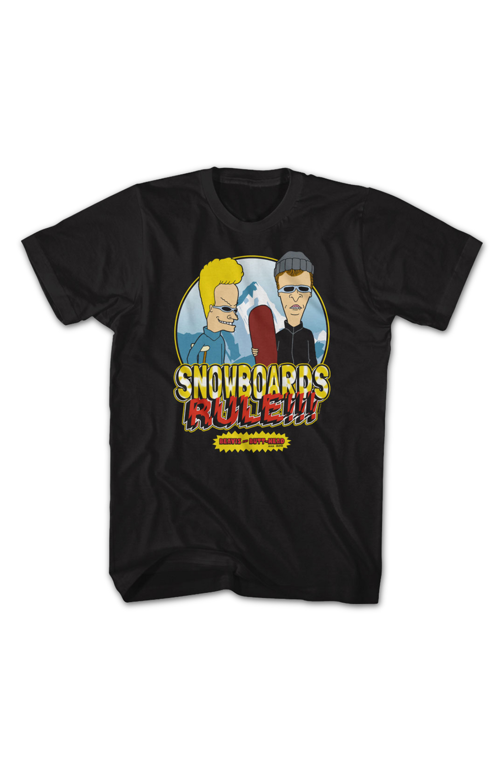 Snowboards Rule Beavis And Butt-Head T-Shirt product image 2