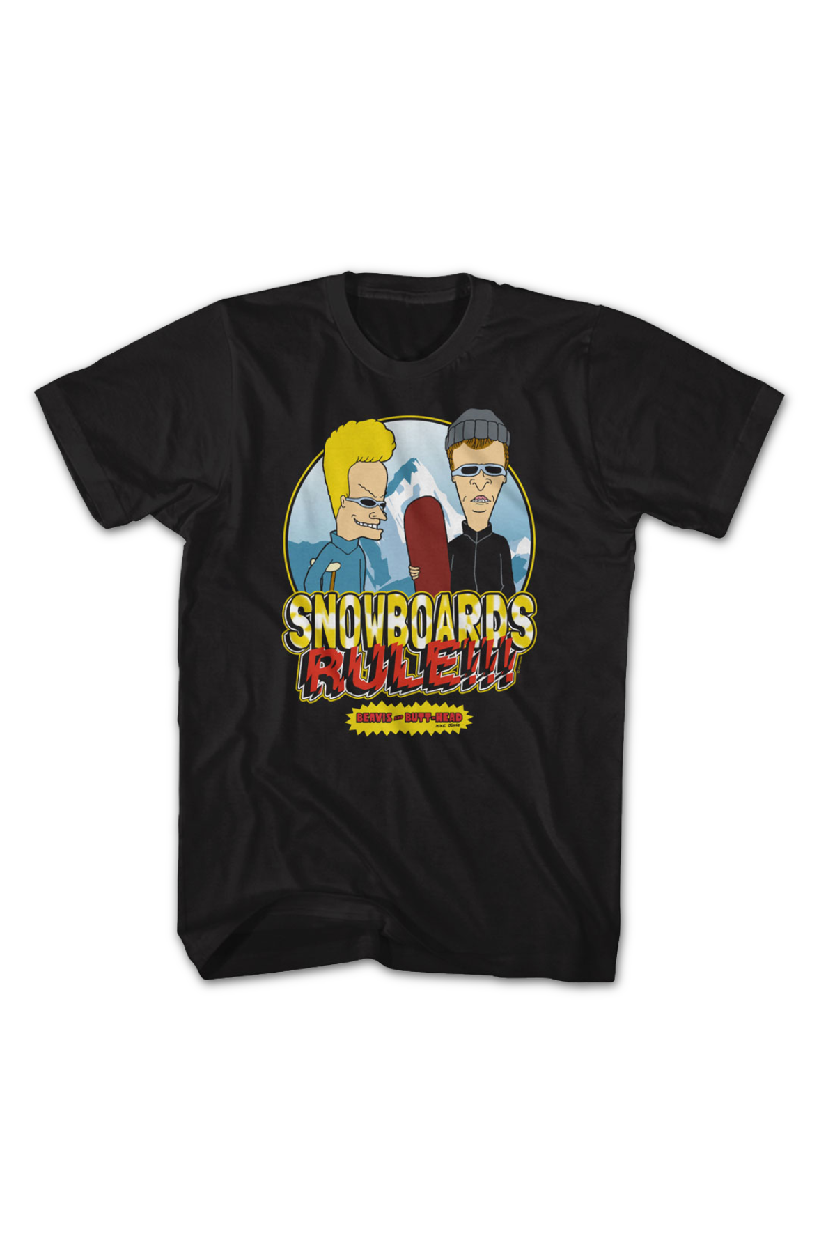 Snowboards Rule Beavis And Butt-Head T-Shirt product image 2