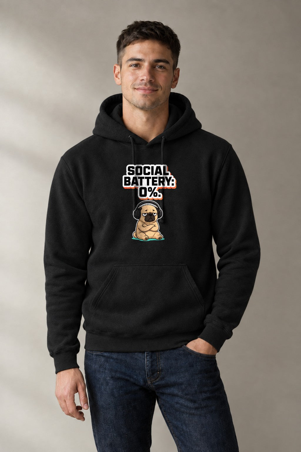 Social Battery Zero Pug product image 2