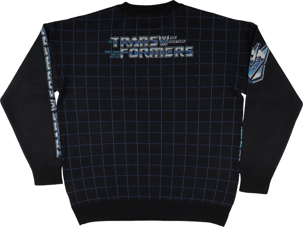 Box Art Soundwave Transformers Knitted Sweater