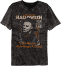 Spanish Poster Halloween Mineral Wash T-Shirt