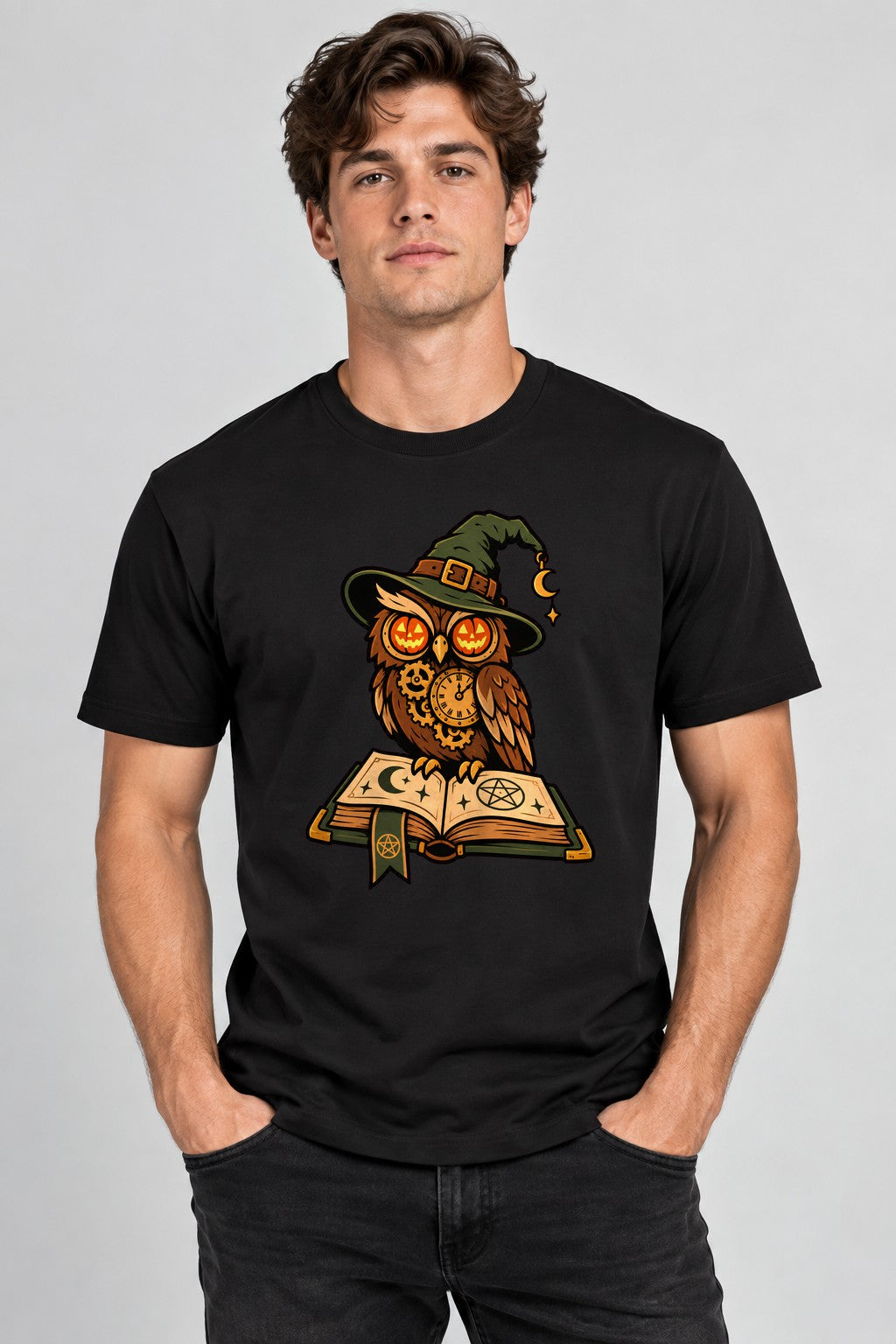 Steampunk Witch Owl