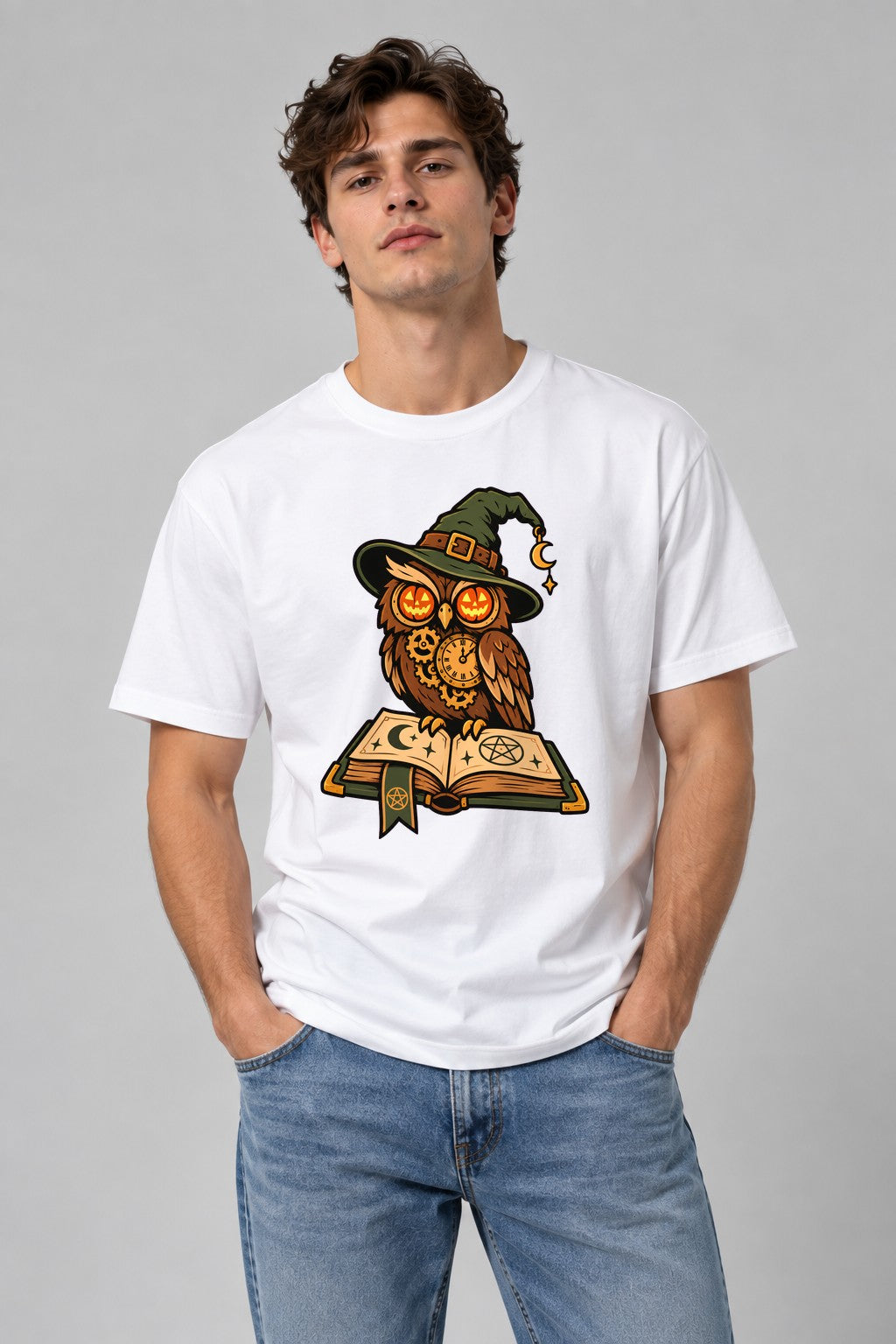 Steampunk Witch Owl