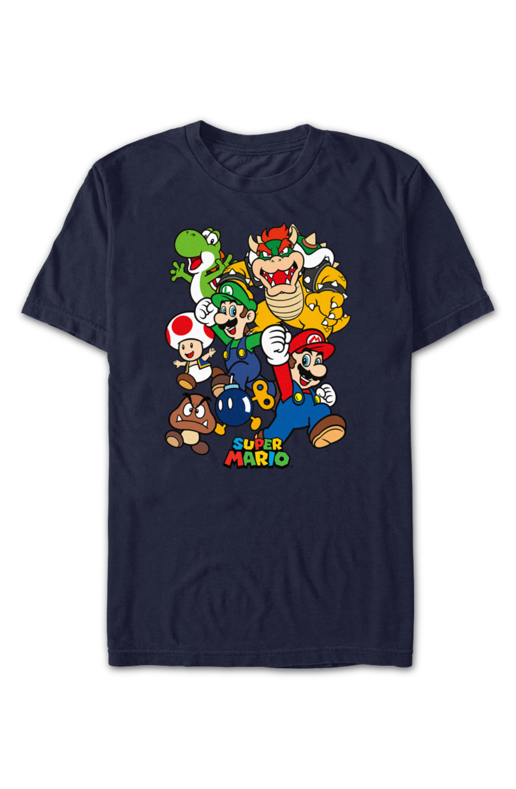Super Mario Bros. Character Collage Nintendo T-Shirt product image 2