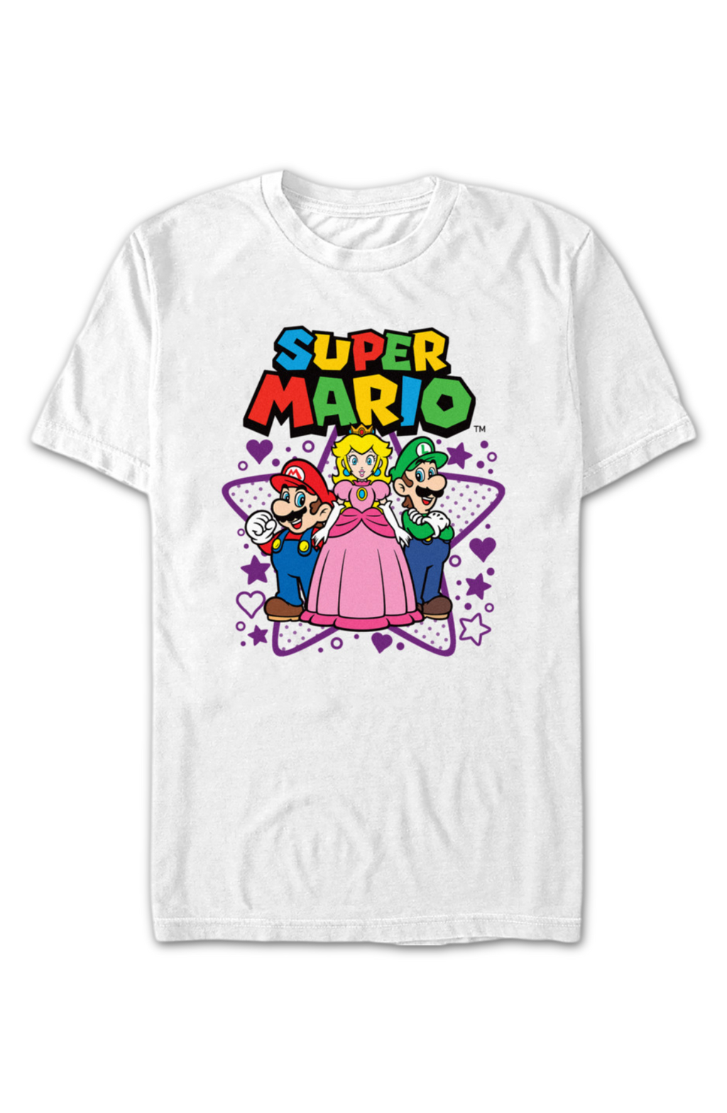 Super Mario Bros. Heroic Shapes Nintendo T-Shirt product image 2