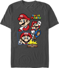 Super Mario Poses Collage Nintendo T-Shirt product image 1