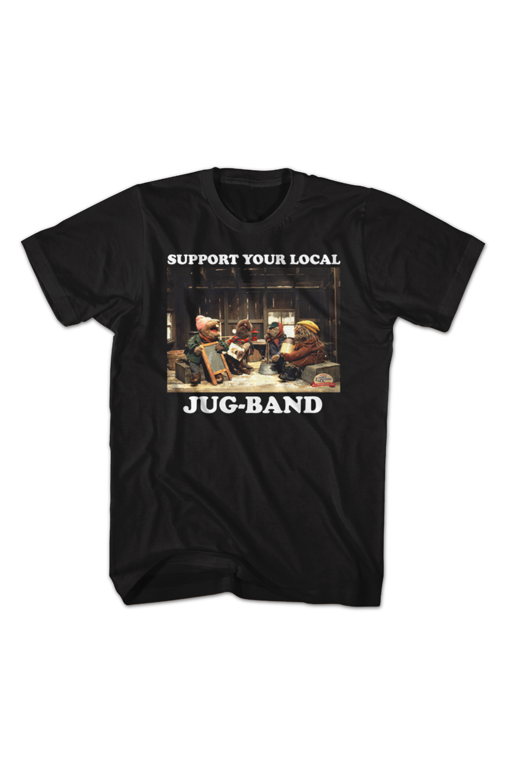 Support Your Local Jug-Band Emmet Otter T-Shirt product image 2