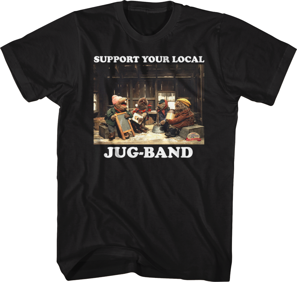 Support Your Local Jug-Band Emmet Otter T-Shirt product image 1